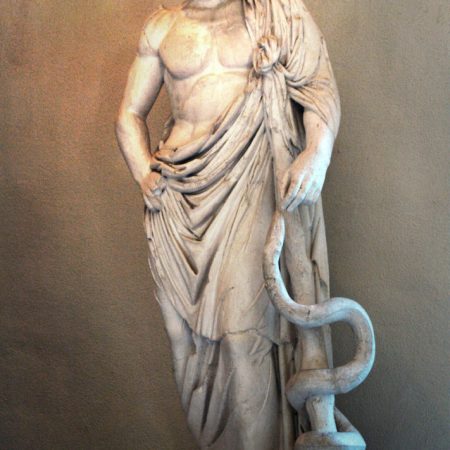 Asclepio o Esculapio, dios de la medicina